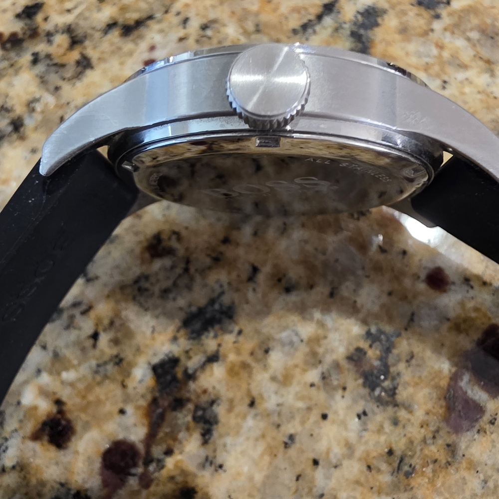Hugo Boss Black and Orange Men's Watch - Picture 4 of 8